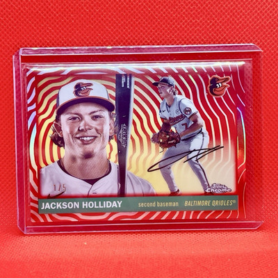 Topps 2024 Chrome Jackson Holliday Orioles Autograph Serial #88 /5