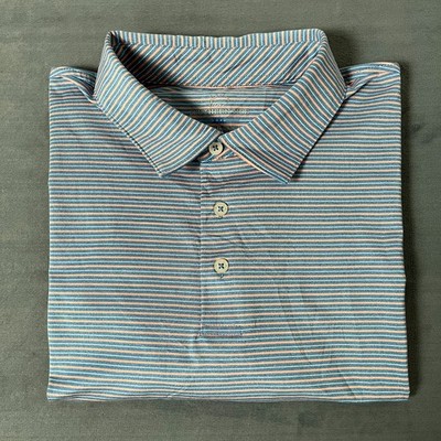 Southern Tide Polo Shirt Men s Size 2XL Multicolor Striped
