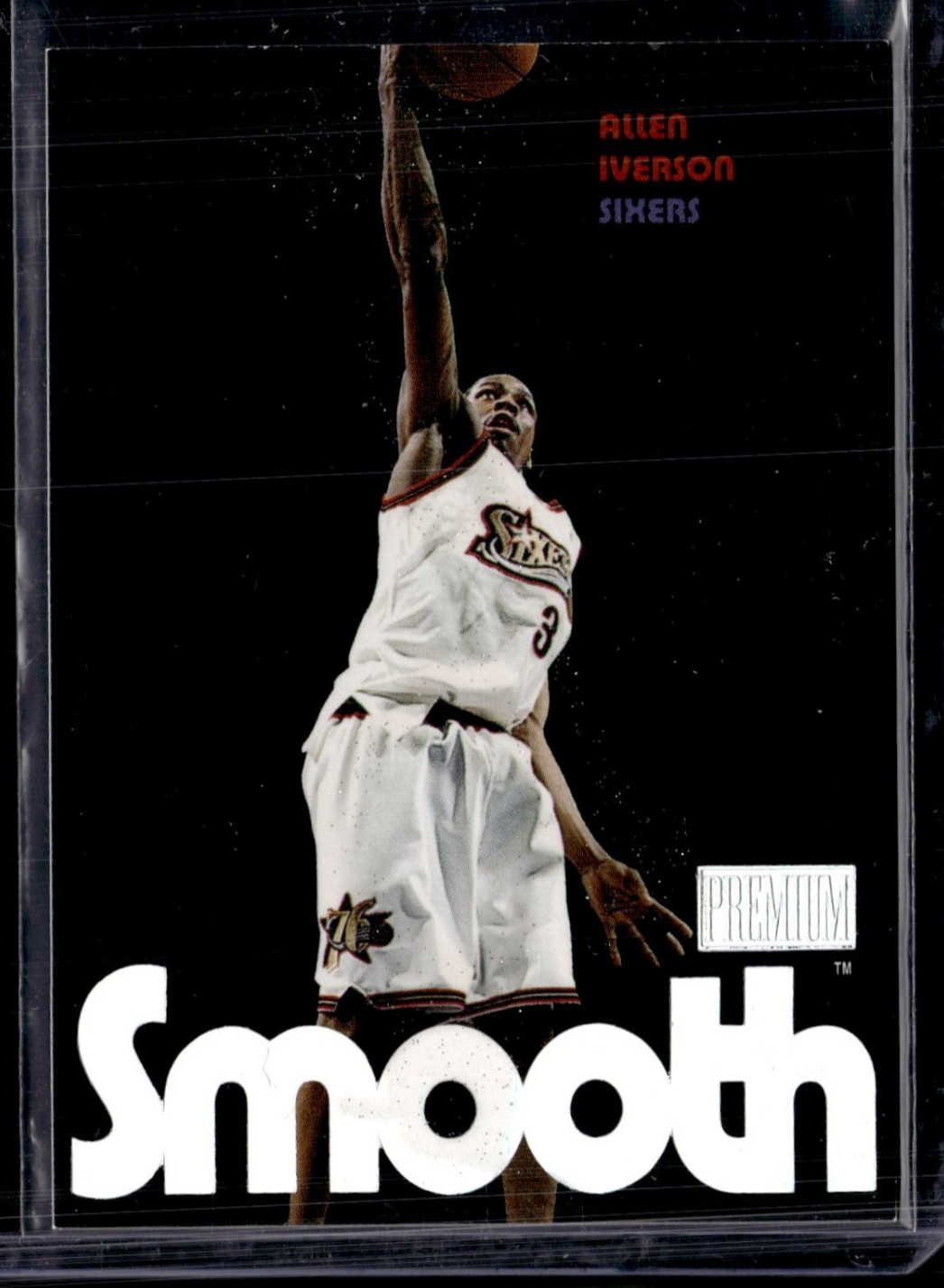 1998-99 Skybox Premium #6 Allen Iverson Smooth Philadelphia 76ers (HOF)