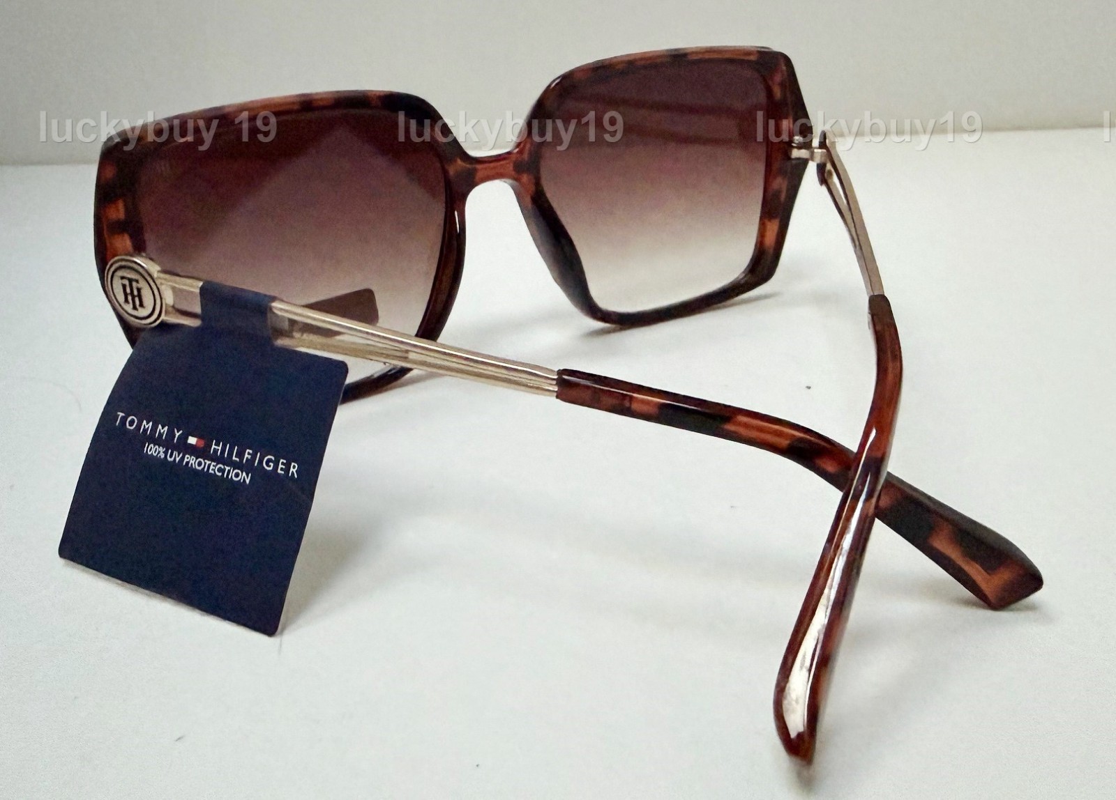 Tommy Hilfiger WM OL 655 Oversized Brown Authentic  Women Sunglasses /1496/ NEW thumbnail 7