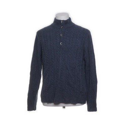 Corneliani, Strickpullover, Größe: 50, Blau, Kaschmir/Merinowolle #8Ir