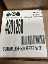 Sub-Zero 4201260 Refrigerator Dual Sensor Control Silver