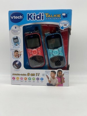 Kidi Talkie Explorer 8 en 1 Blau und Rot Vtech mit beschädigter OVP