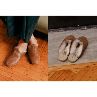 Sabah Slip-On Brown Leather Mules Sabah leather slip-on shoes in brown - Sabah | Mytheresa main image 4