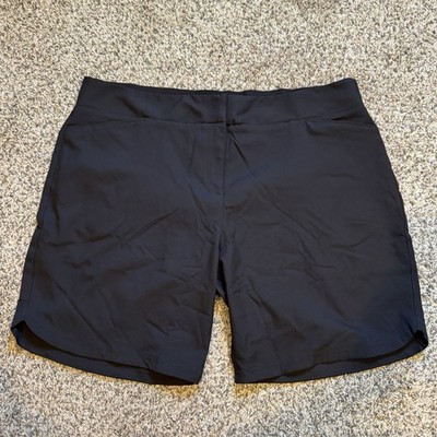 Puma Pounce Bermuda Golf Shorts Mens 2XL Black 8in Inseam UPF 50+ Performance