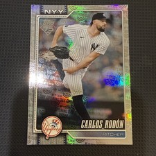 2026 Topps Series 1 Carlos Rodon #82 Opening Day Logos - Yankees