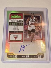 2023-24 Panini Contenders - Finals Ticket Autographs Dalen Terry /49