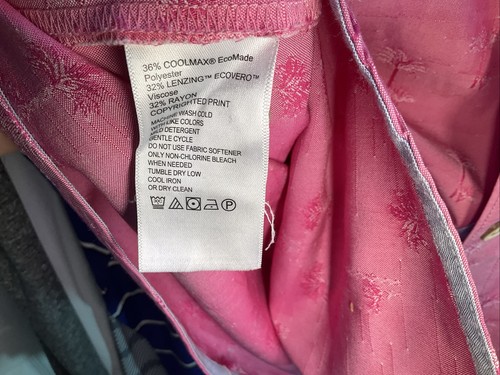 Tommy Bahama Uomo Taglia Large Palm Tree Island Zone Tencel Coolmax - Foto 10 di 12