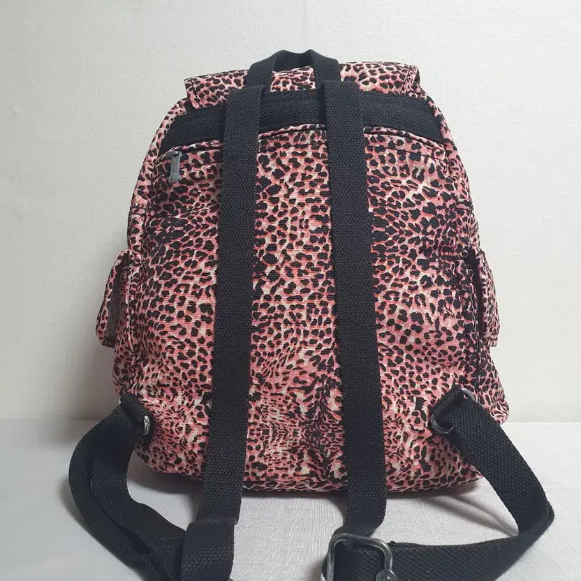 Kipling Leopard Pattern Backpack - Pink & Black A… - image 3
