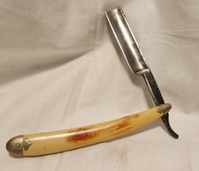 Straight Edge Razor Antique "GENCO GRANT" Geneva NY USA Steel Razor