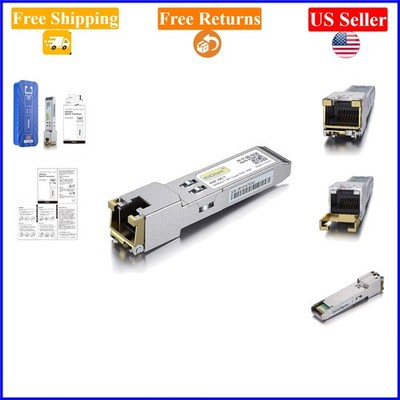 1.25G Copper SFP Module RJ45 for Cisco, Meraki, Fortinet, Ubiquiti, D-Link