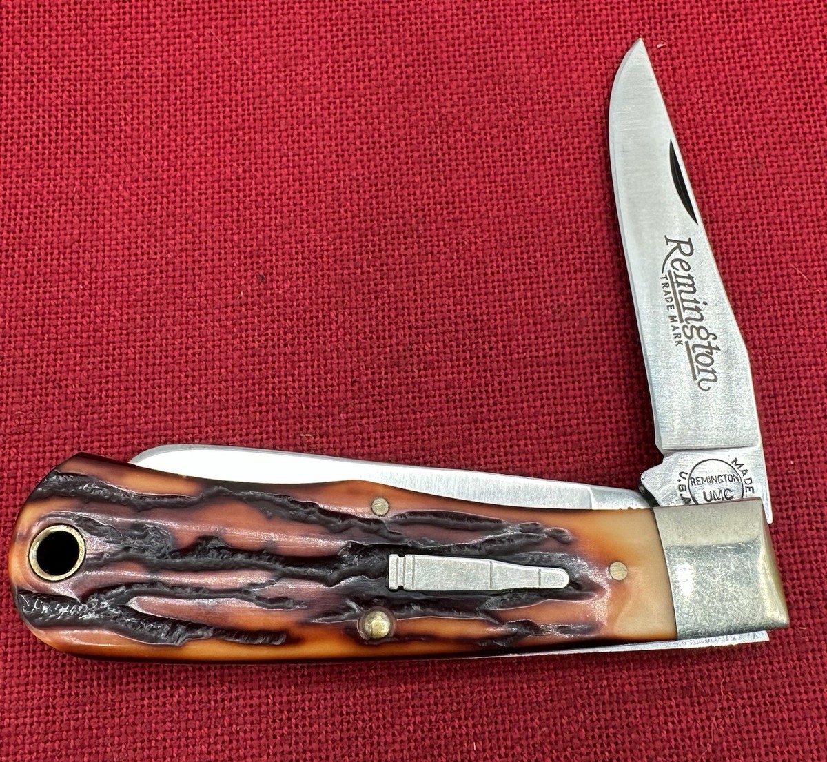 Vintage 1991 Remington R1178 Mini Trapper Bullet Knife 2 Blade