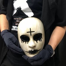 Mask Halloween Horror Headgear Movie Scary Cosplay Horror Terified Costume 2026
