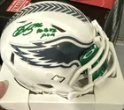 SAQUON BARKLEY SIGNED PHILADELPHIA EAGLES STS MINI HELMET W/Script  FANATICS