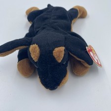 Ty Beanie Baby Doby the Doberman Dog 1996 Retired MWMT