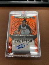 24-25 Panini Obsidian - Rookie Eruption Autographs Bub Carrington #REA-BUB 50/99