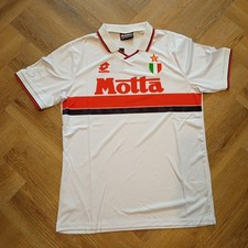 Image of AC Milan Away Retro Shirt Size Mens XL