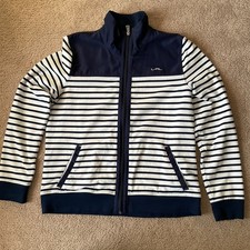 LAUREN RALPH LAUREN Active Full Zip Striped Jacket Old Money Quiet Luxury Preppy