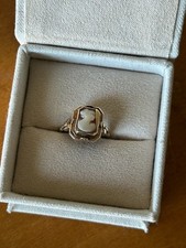 Antique Cameo Garnet Swivel Ring 
