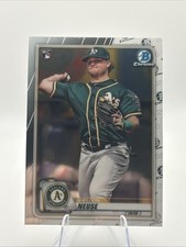 2020 Bowman Chrome Sheldon Neuse #30 Rookie RC Oakland Athletics