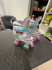 Sulifeel Rainbow Unicorn Light Up Roller Skates Kids US 10c-13c