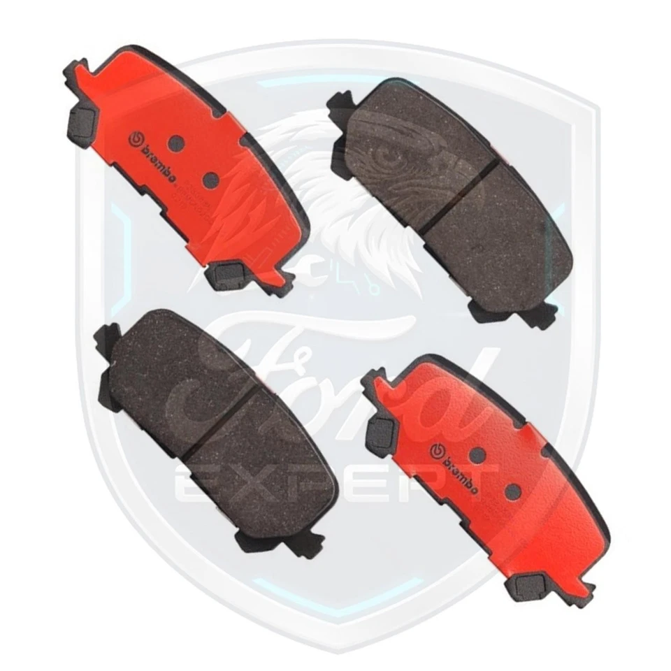 Комплект задних керамических тормозных колодок для Honda Passport Pilot Ridgeline 2016-2024 годов выпуска - Изображение 3 из 4