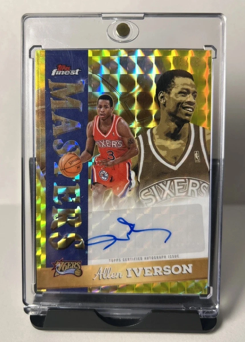 Allen Iverson Basketball Autographed Sports Trading Cards for sale
