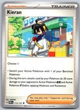 Kieran 113/131 Uncommon Prismatic Evolutions Pokemon Card - NM