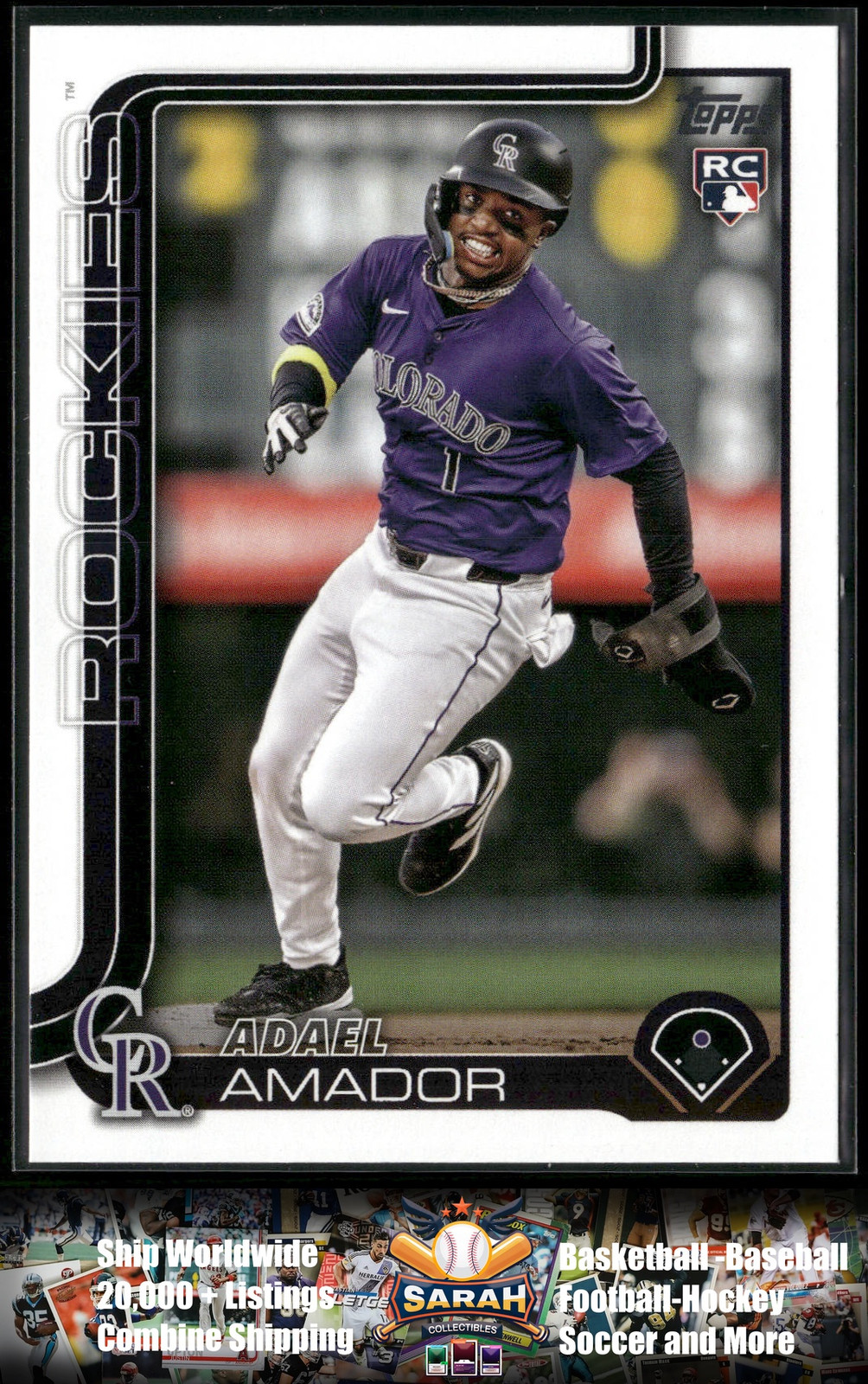 2025 Topps #191 Adael Amador Colorado Rockies Rookie