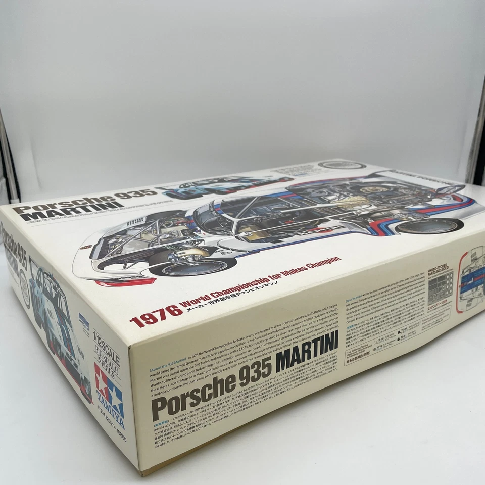 TAMIYA 1/12 Porsche 935 Martini Big Scale Series n.57 modellino in plastica - Immagine 3 di 4