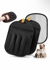 Pet Hair Removal Gloves - 2 Pack for Dogs & Cats