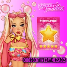 NEW Dress To Impress Bubble Gum Gal Doll DLC CODE Sent in DMs (CODE ONLY)