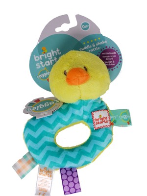 Bright Starts  KIDS II  Baby Rassel mit Taggies  Ente Babyrassel Neugeborene