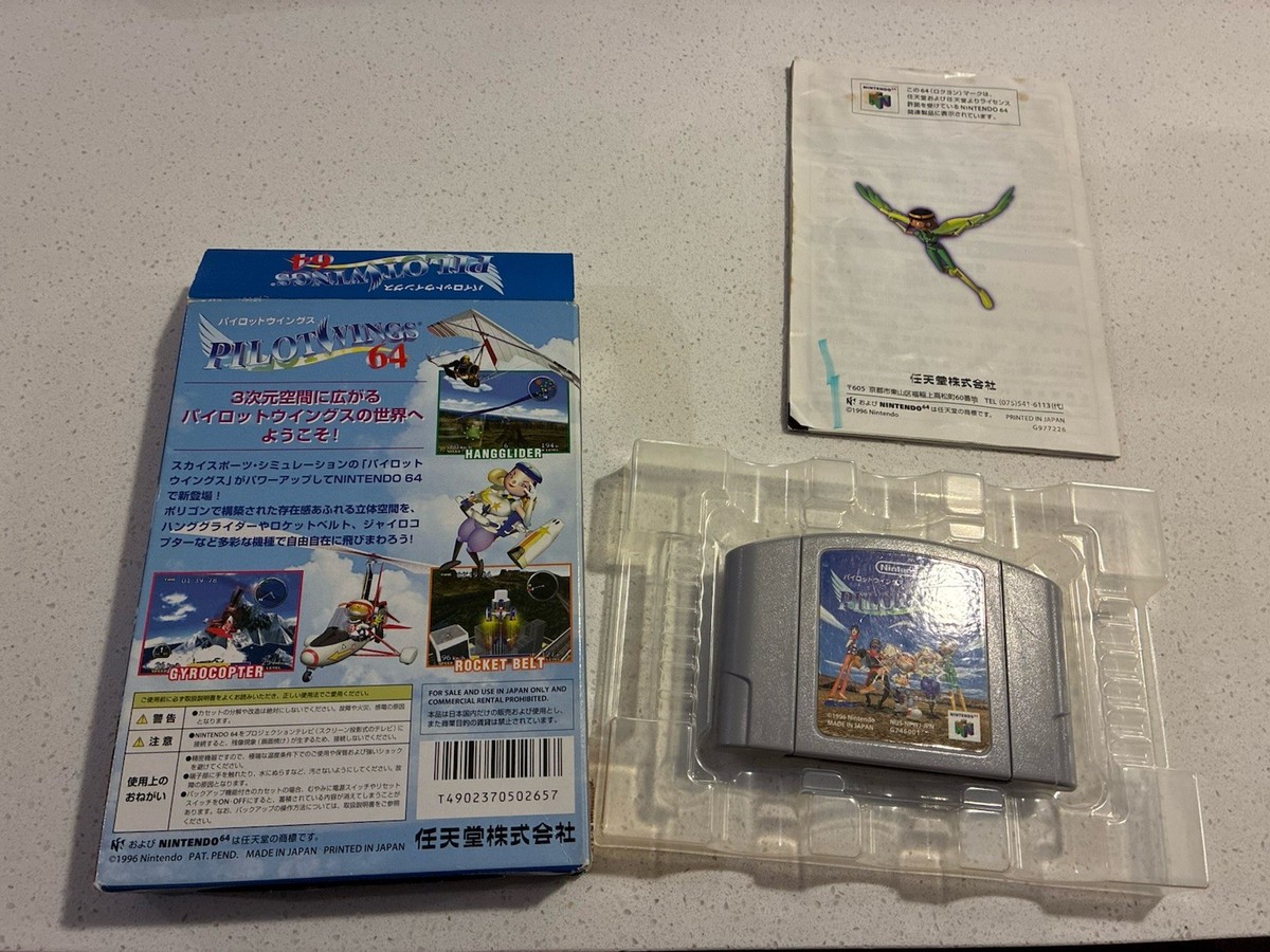 Pilotwings 64 (Nintendo 64 N64) Japanese Import Complete CIB | eBay