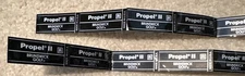 NEW Set Of 10 Propel II Brunswick Golf Black Silver Shaft Labels