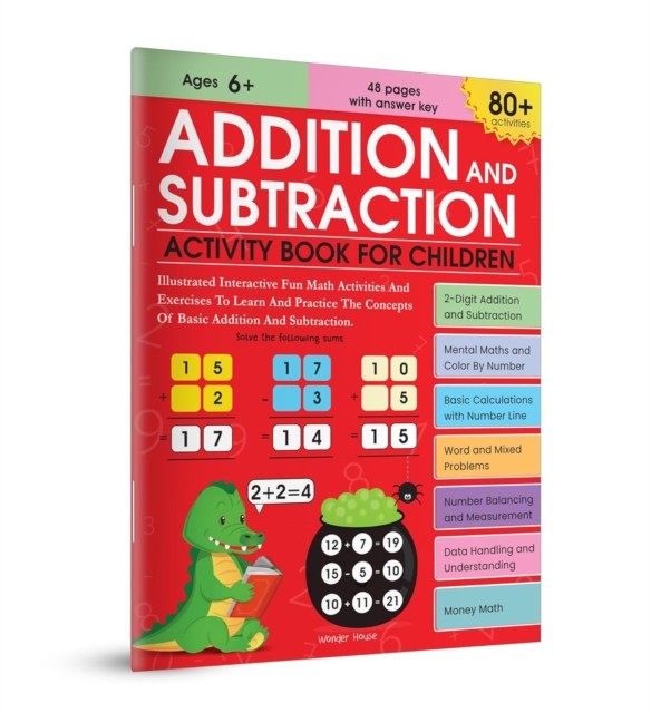 Addition and Subtraction Activity Book for Children - 80+ Activities Inside by - Image 3