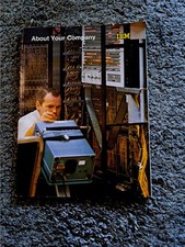 Vintage IBM About Your Company Book from 1970