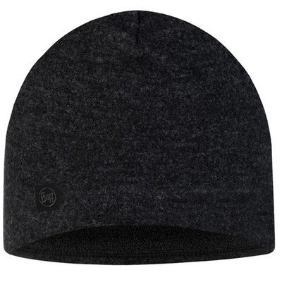 Mütze Unisex, Buff Merino Fleece Hat Beanie, Schwarz