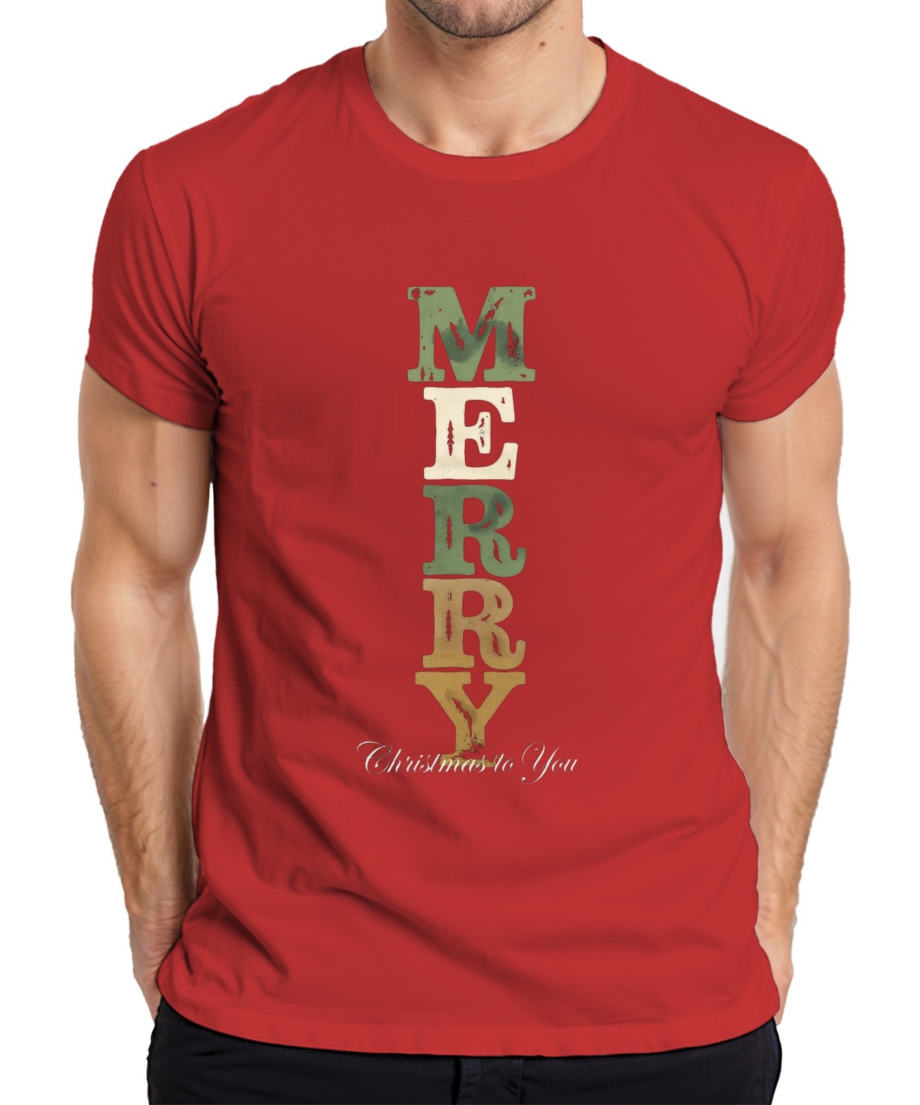 MERRY Christmas To You Xmas Xmas Gift Vintage Mens T-Shirt