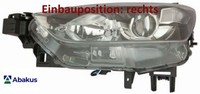 Abakus 216-1173R-LDEM2 Hauptscheinwerfer Rechts Scheinwerfer FüR Mazda