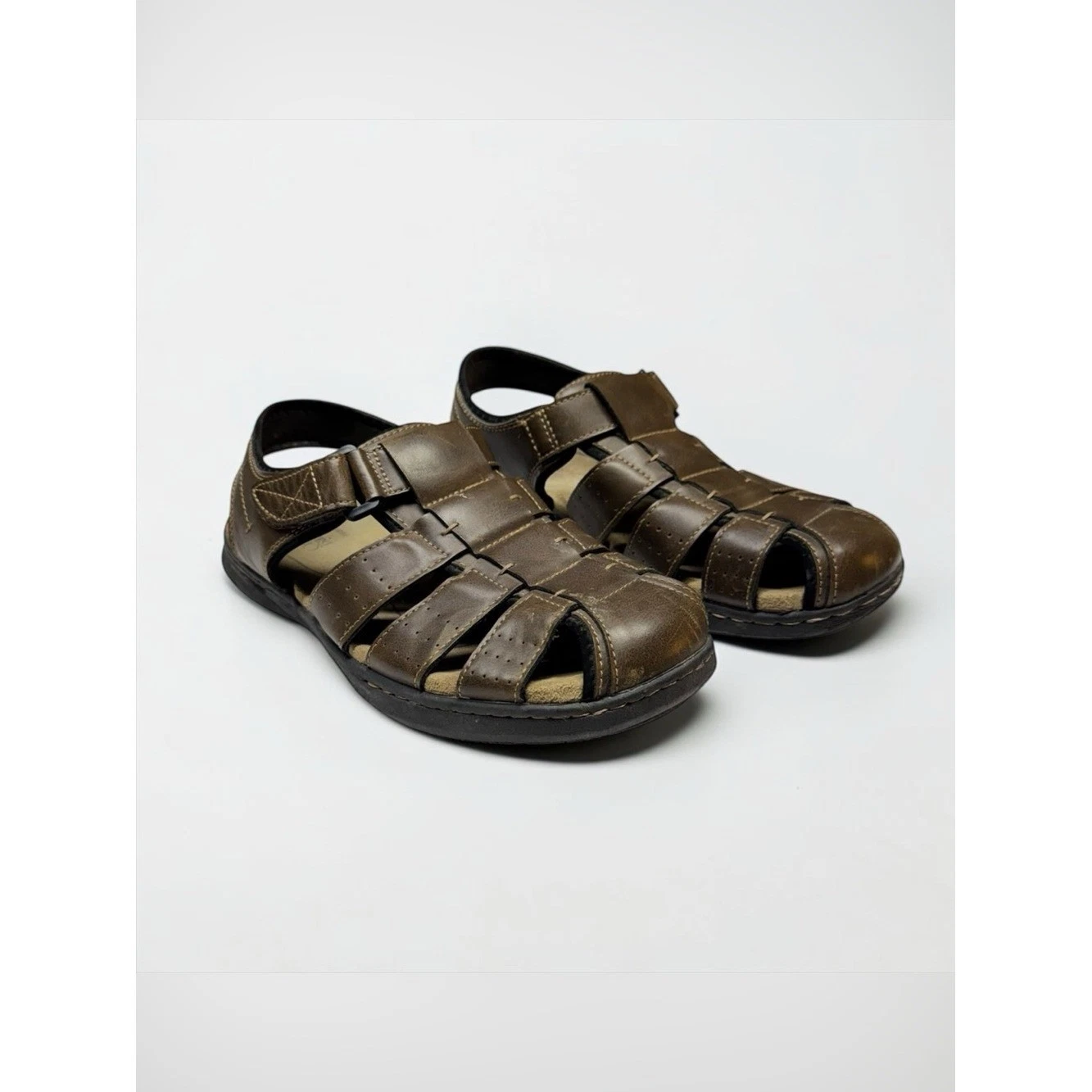 Croft & Barrow Mens Fisherman Sandals Size 11 Coastal Resort Beach Euro Summer