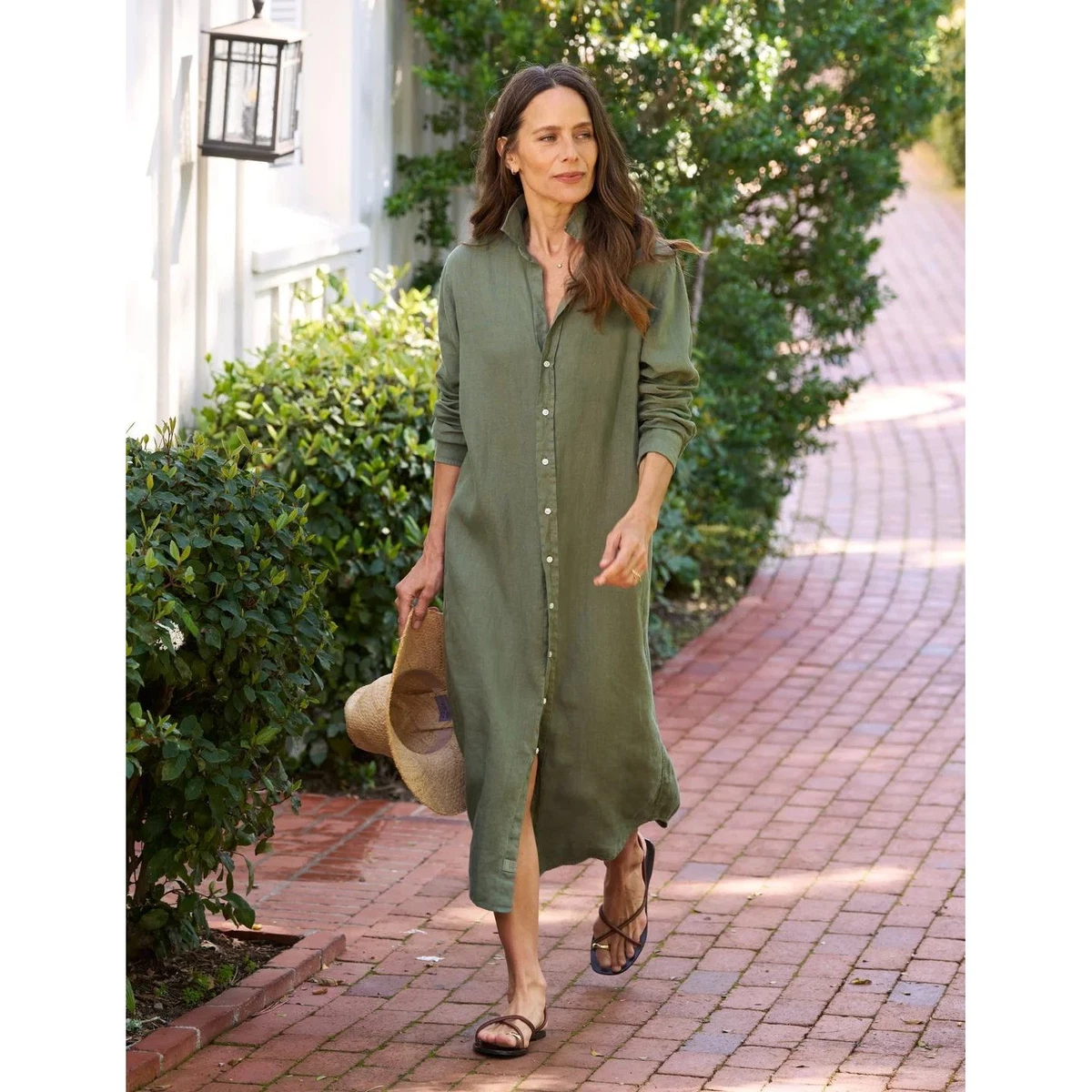 siedres green dress GILE
