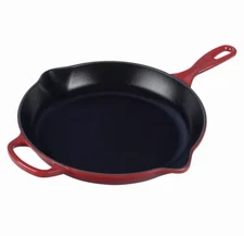 Le Creuset Signature 11.75" Cast Iron Skillet - Red Color