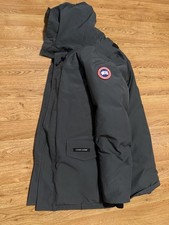 Canada Goose Mens M Gray Hooded Down Parka Ja...