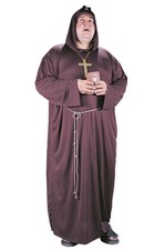 Brand New Monk Robe Religious Priest Plus Size Halloween Costume