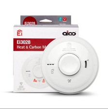 AICO EI3028 Mains Powered Multi-Sensor Heat & Carbon Monoxide Alarm 2031 Expiry