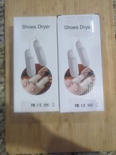 2 Sets Shoe Dryers , Boot Dryer for Work Boots, Electric Portable, white