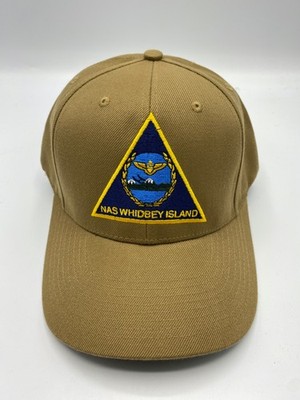 The Corps Naval Air Station Whidbey Island Beige Baseball Cap Hat One Size