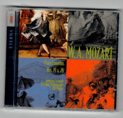 Mozart Piano Concertos Nos. 19&26, Berlin Classics CD New/Sealed