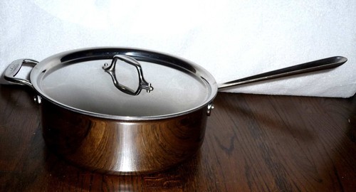 ALL-CLAD EDELSTAHL 6 QUART BRATPFANNE MIT DECKEL